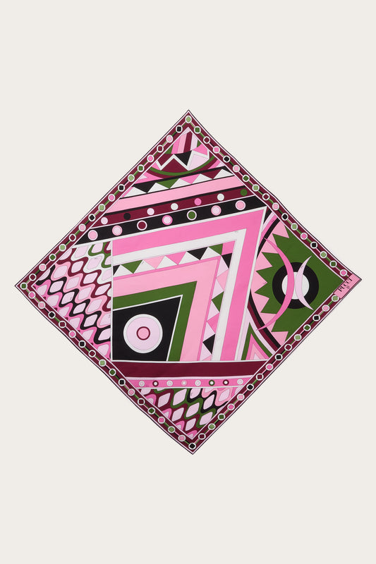 Foulard in Seta in Stampa Vivara	