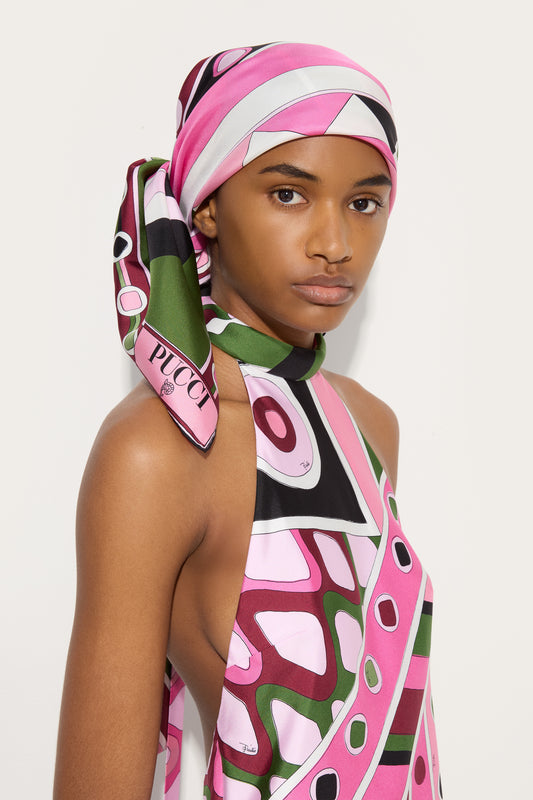 Foulard in Seta in Stampa Vivara	