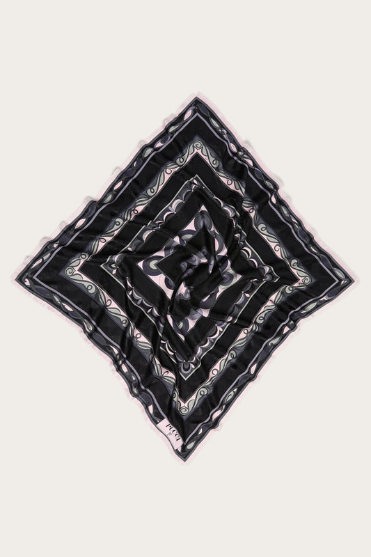 Foulard Jacquard in Mix di Stampe