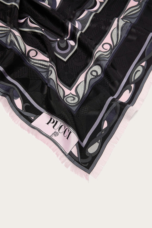 Foulard Jacquard in Mix di Stampe