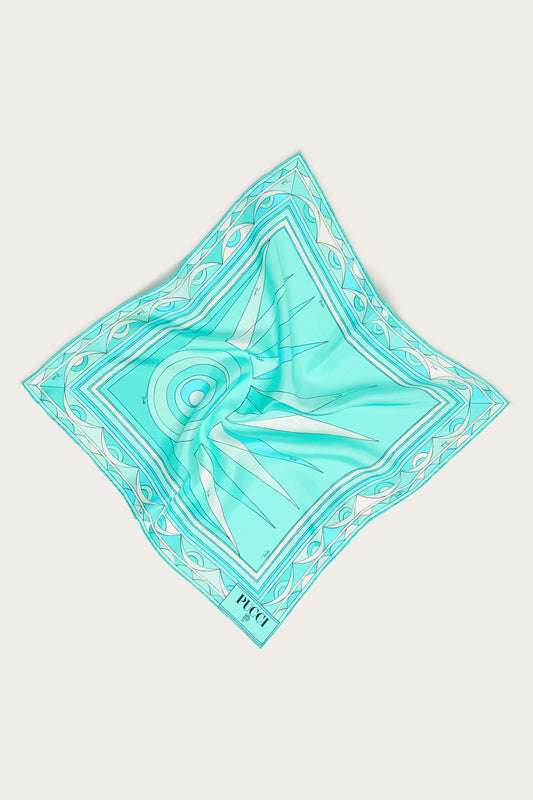 Carré Piccolo in Seta con Stampa Hawaii
