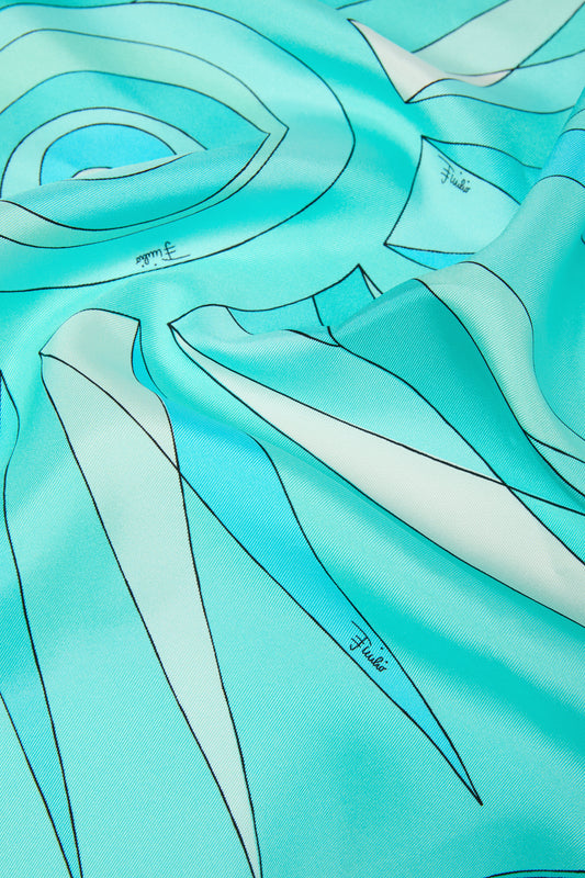 Carré Piccolo in Seta con Stampa Hawaii