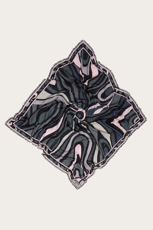 Pashmina con Stampa Marmo