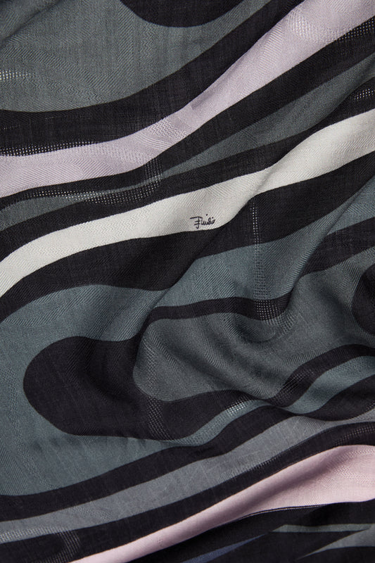 Pashmina con Stampa Marmo