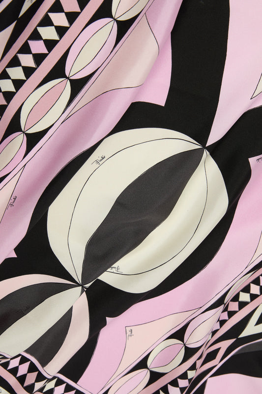 Collane Print Triangle Silk Scarf