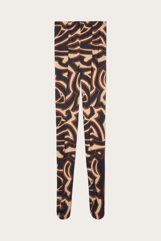 Collant in Stampa Labirinto