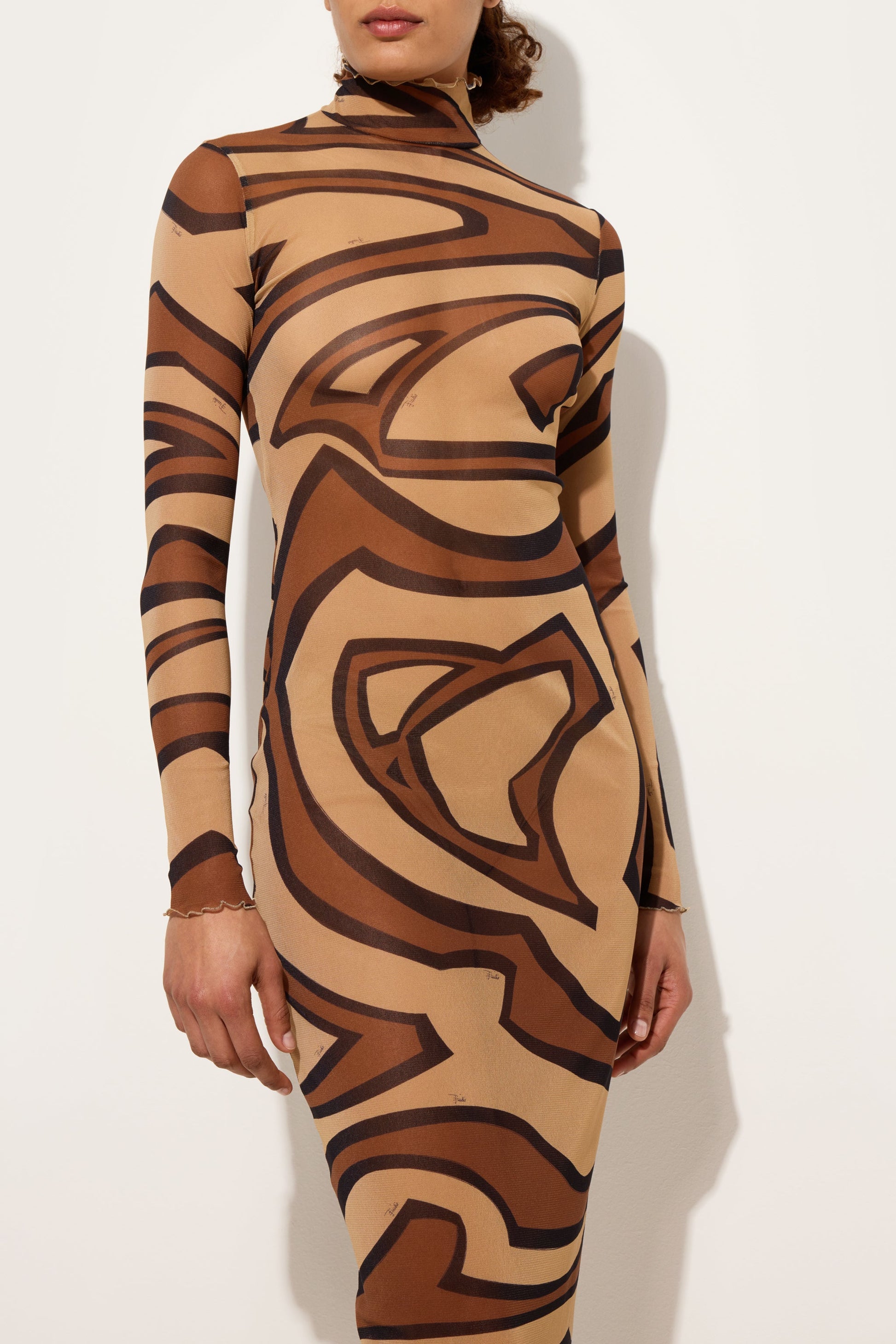 Labirinto Print Tulle Dress – PUCCI