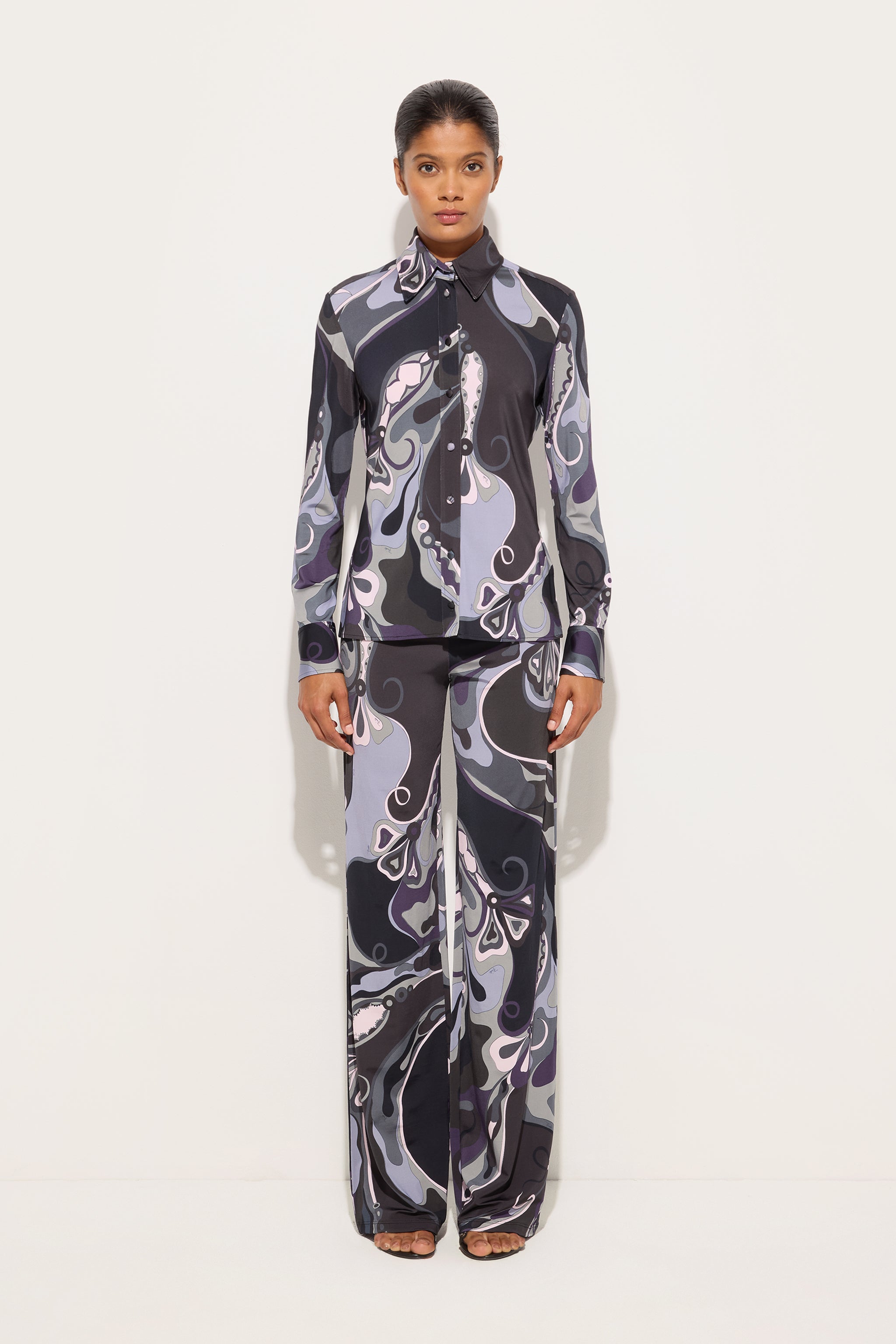 【organdy shirt】 un bou quet Classic Cotton Shirt - Floral Bouquet | Talbots