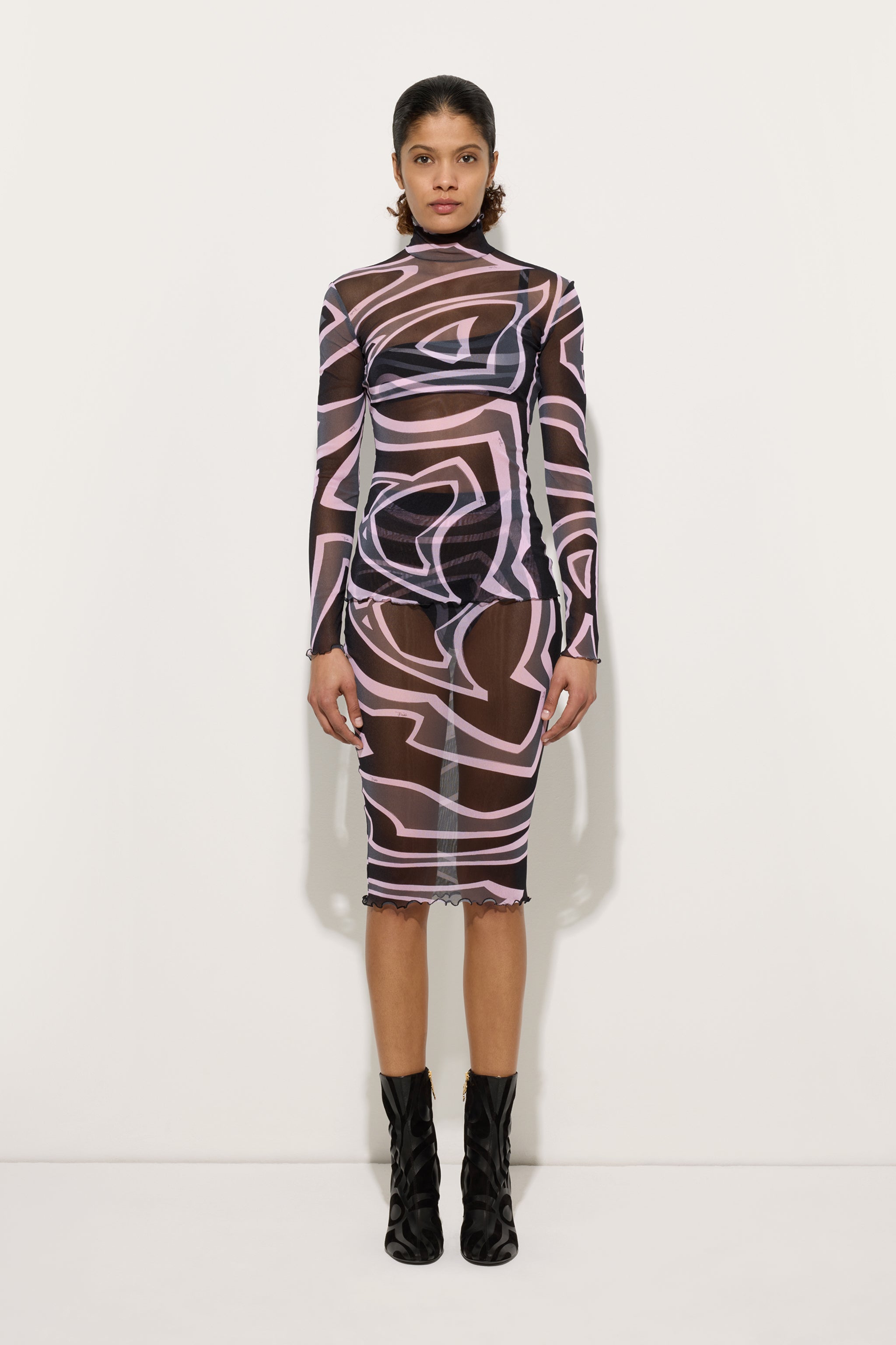 トップス NEW made in ITALY EMILIO PUCCI tops Pucci top: geometric print top & more prints | Pucci