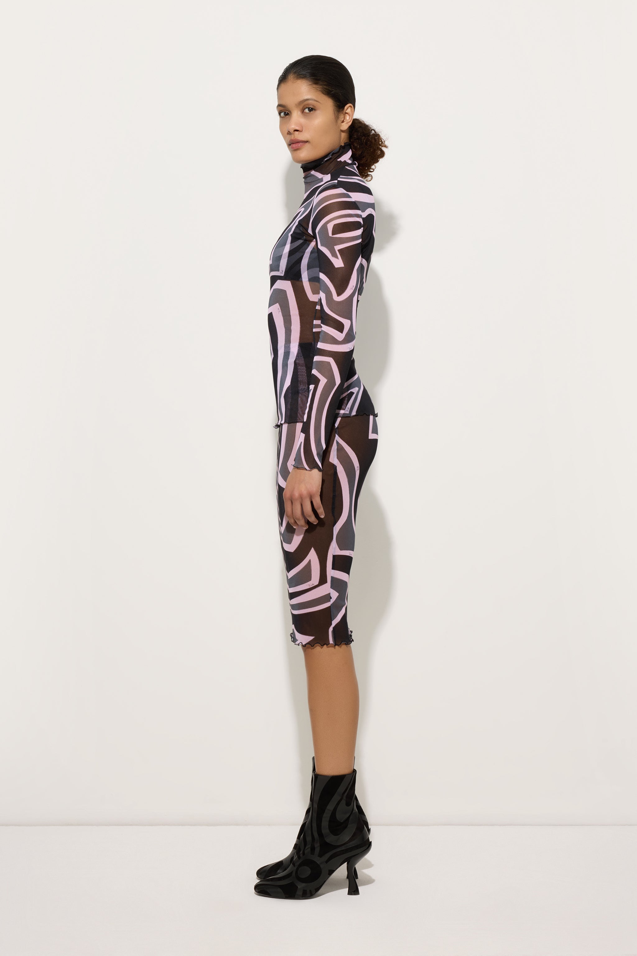トップス pucci Labirinto Print Tulle Top – PUCCI Online Store