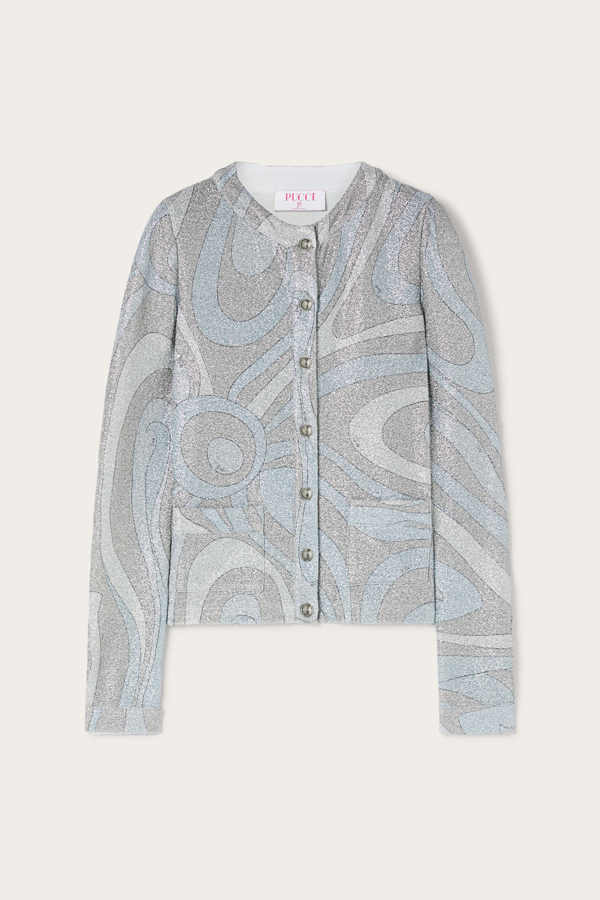 Iride Print Lamé Jersey Top – PUCCI Online Store
