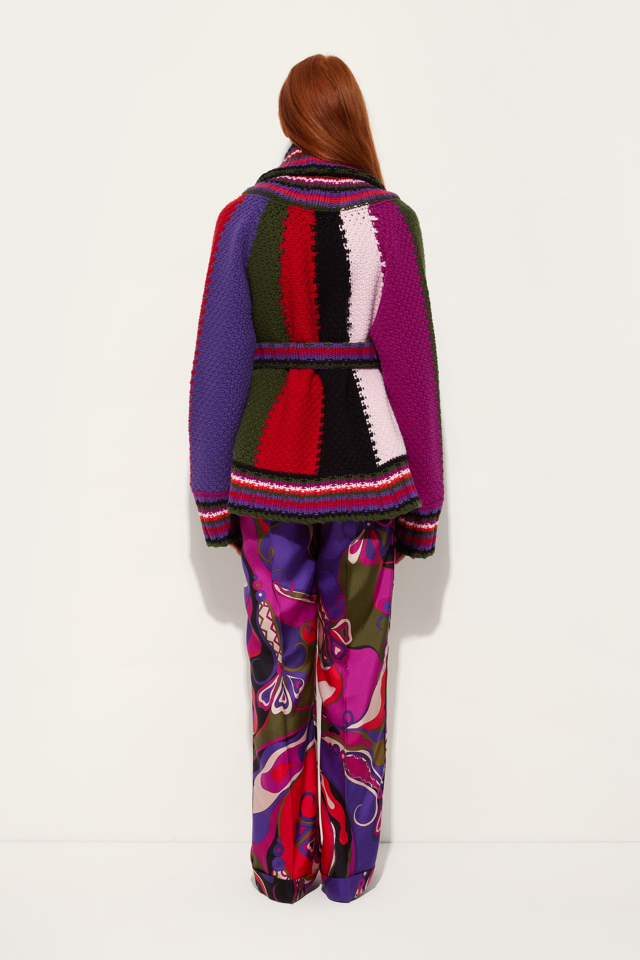 Oversized Colorblock Cardigan – PUCCI