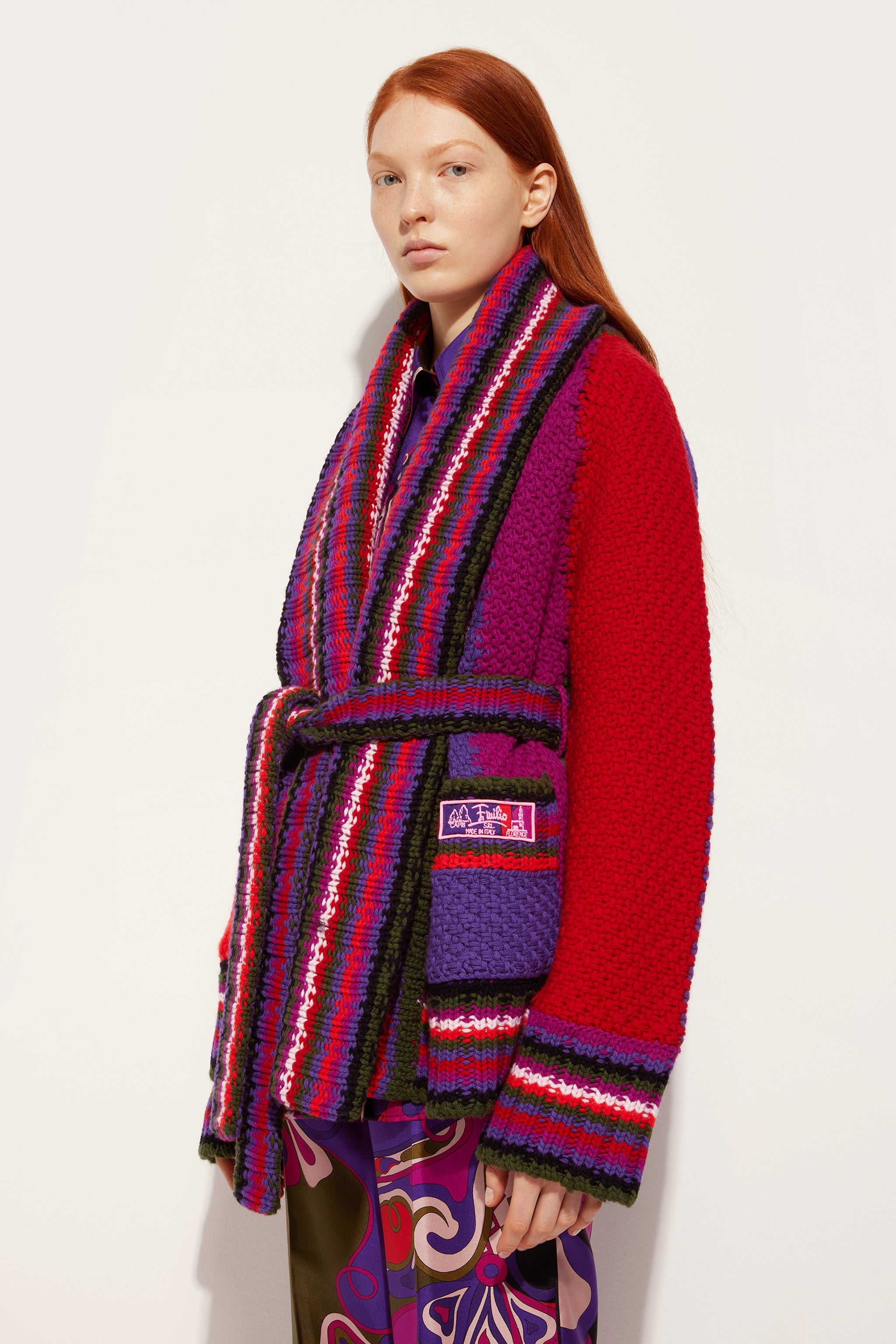C637 伊製 EMILIO PUCCI カシミヤ100 ニットセーター L C637 伊製 EMILIO PUCCI カシミヤ100 ニットセーター L 【公式通販】