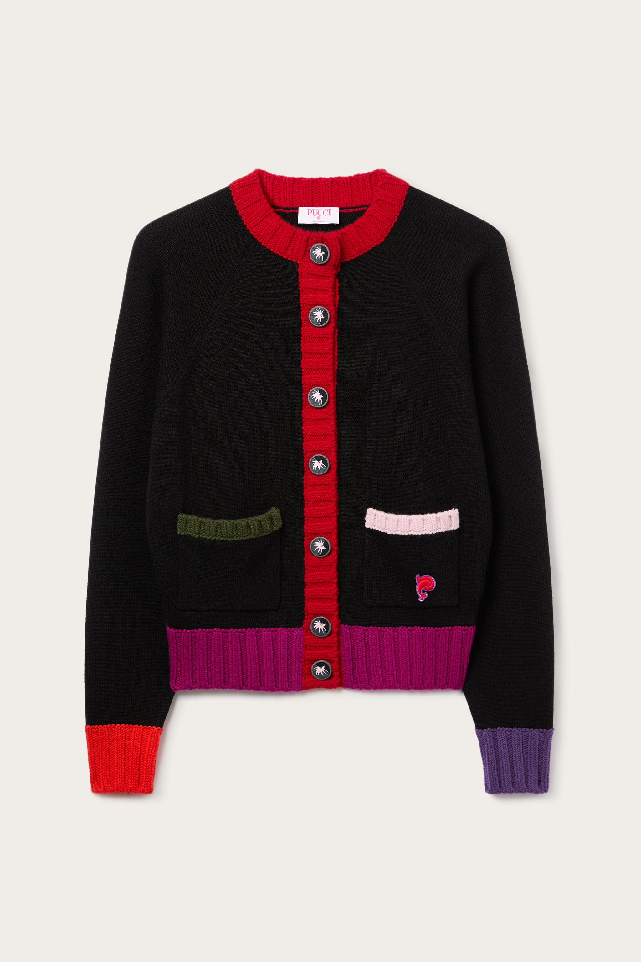 PUCCI☆ Oversized Colorblock Cardigan – PUCCI Online Store
