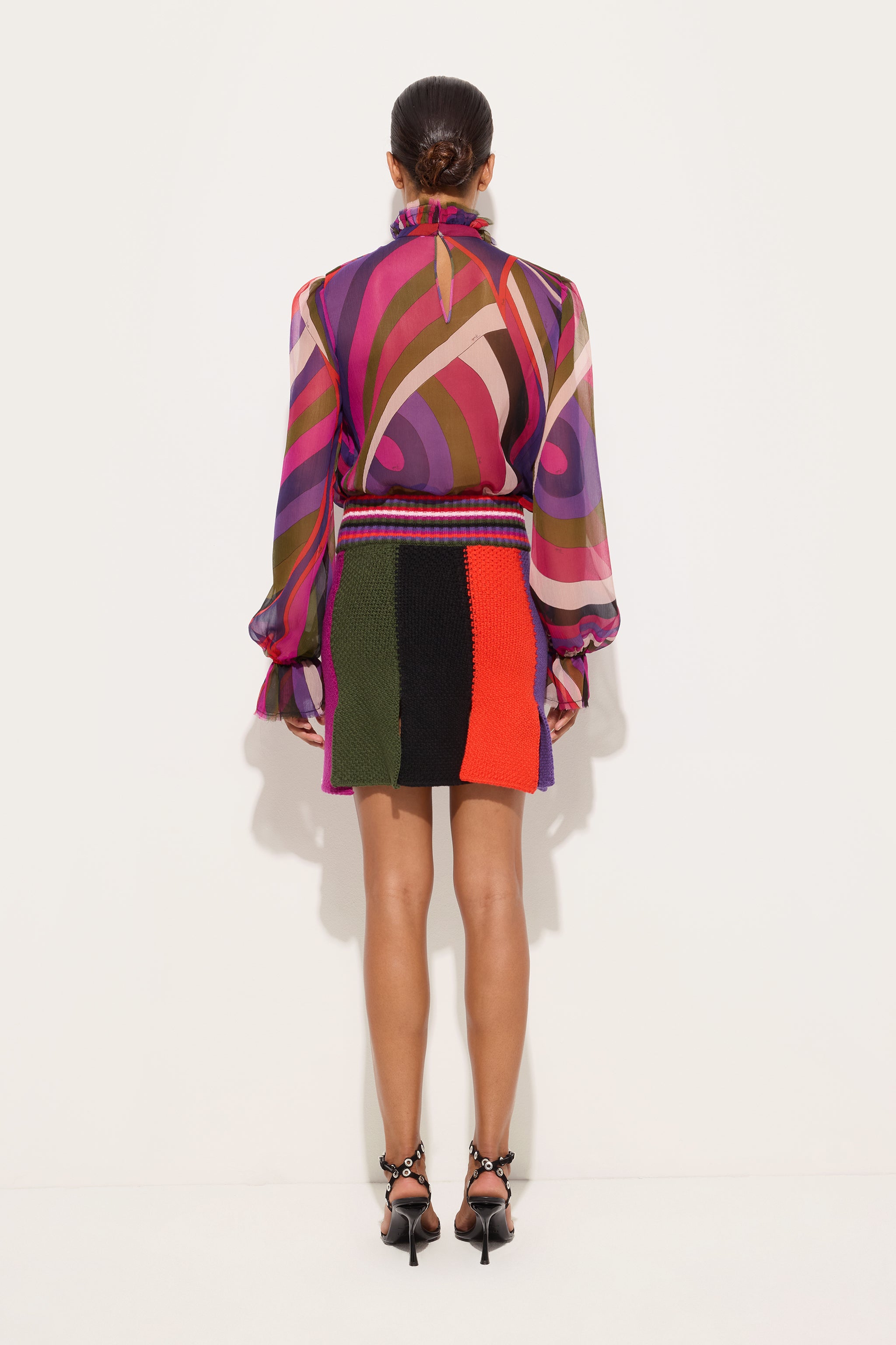 Colorblock Mini Skirt – PUCCI