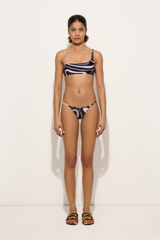 Marmo Print Bikini Bottom