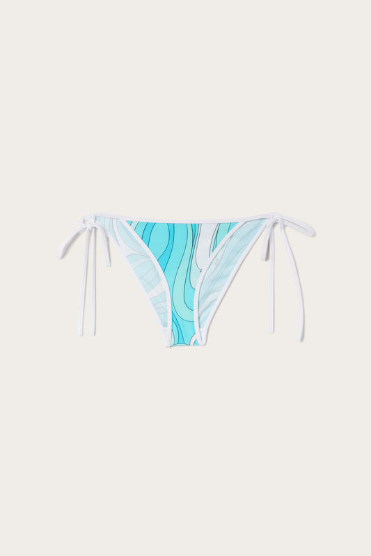 Marmo Print Bikini Bottom