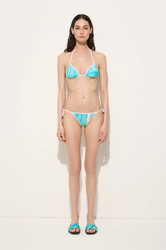 Marmo Print Bikini Bottom