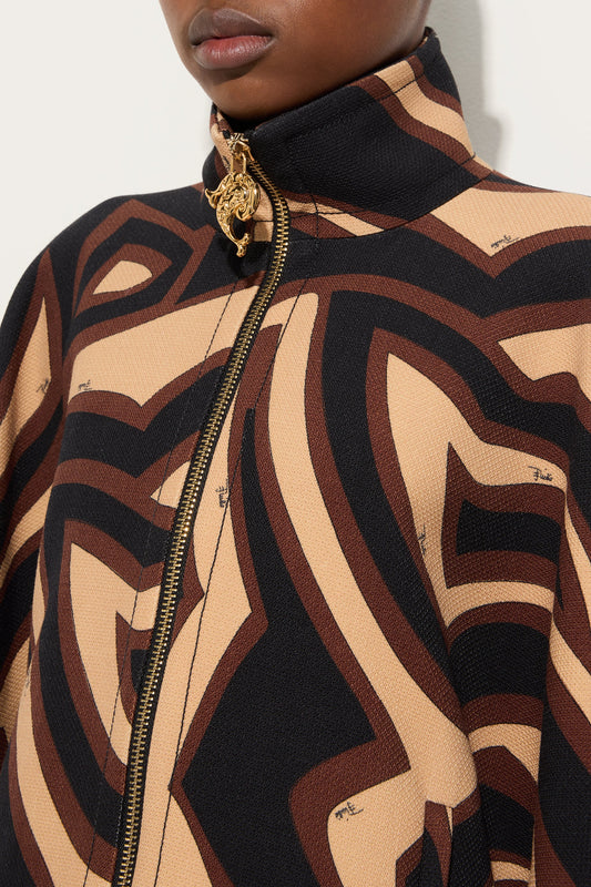 Labirinto Print Grand Poudre Cape