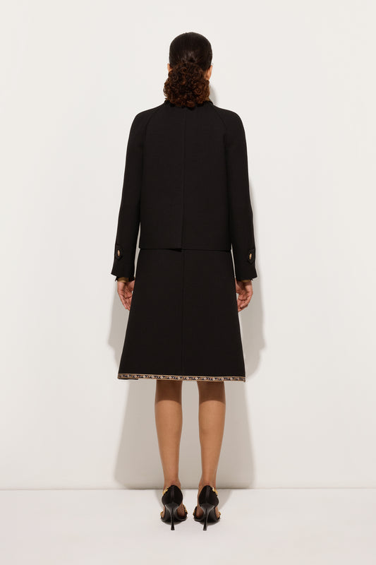 Poudre Jacket with Printed Details