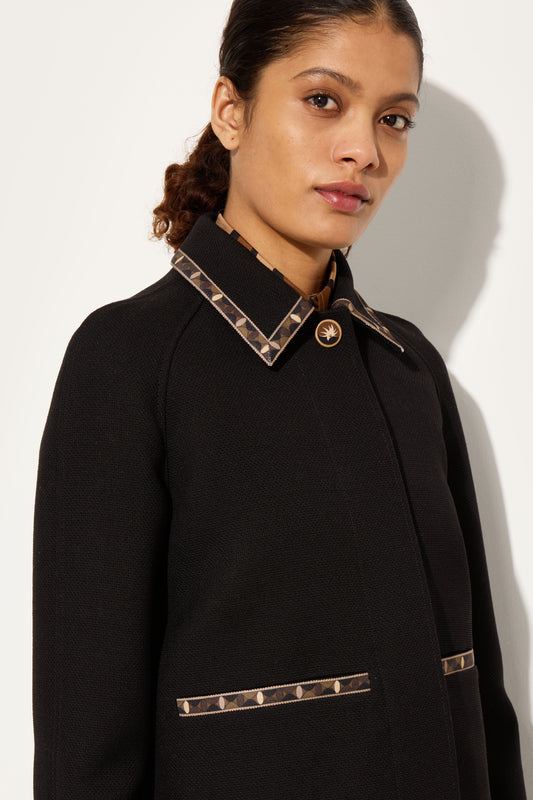 Poudre Jacket with Printed Details