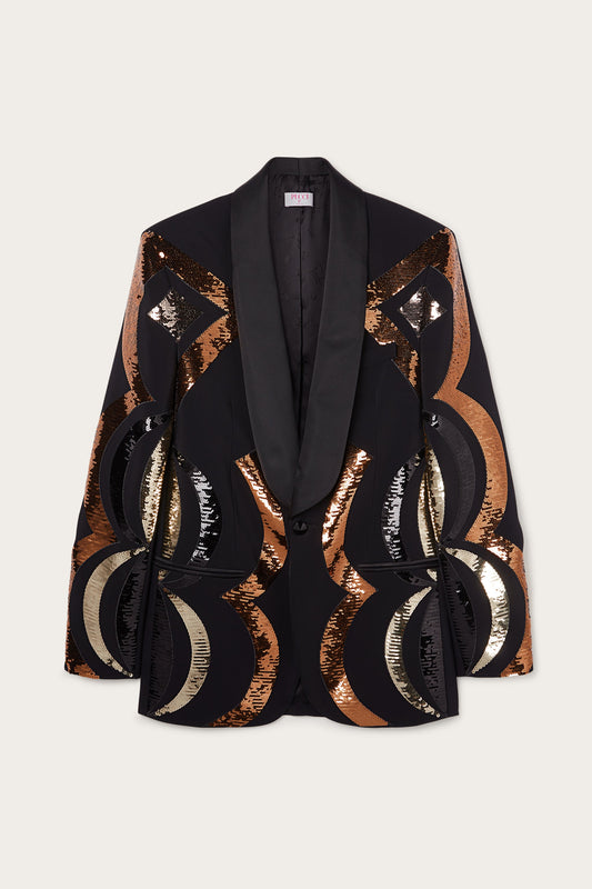 Collane Oversized Blazer Embroidered