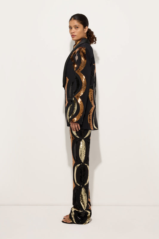 Collane Oversized Blazer Embroidered