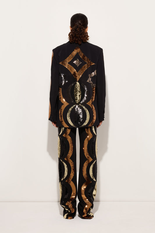 Collane Oversized Blazer Embroidered