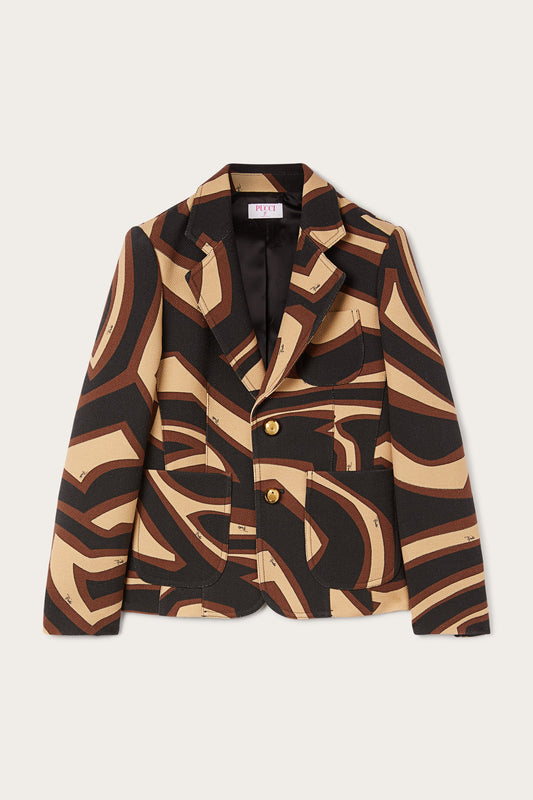 Labirinto Print Grand Poudre Jacket