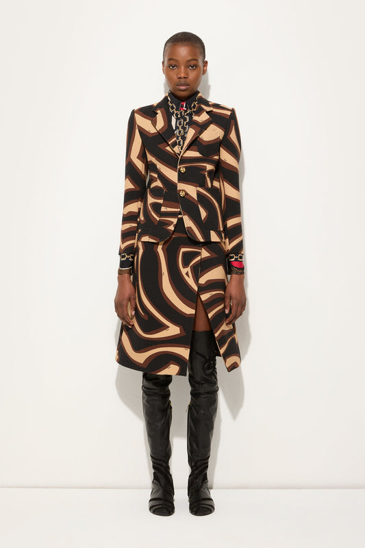 Labirinto Print Grand Poudre Jacket