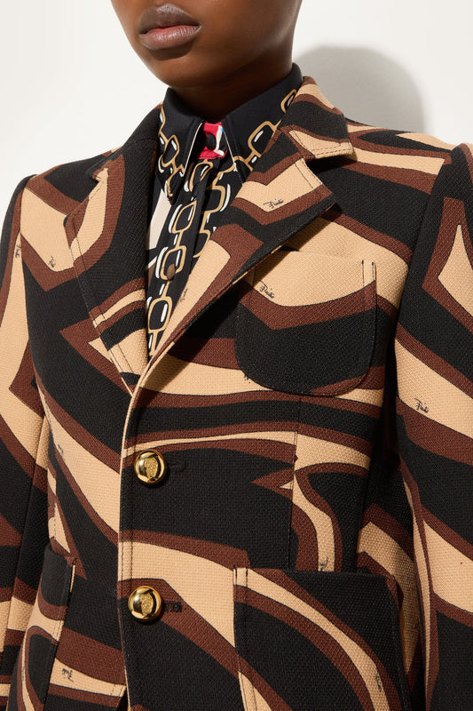 Labirinto Print Grand Poudre Jacket