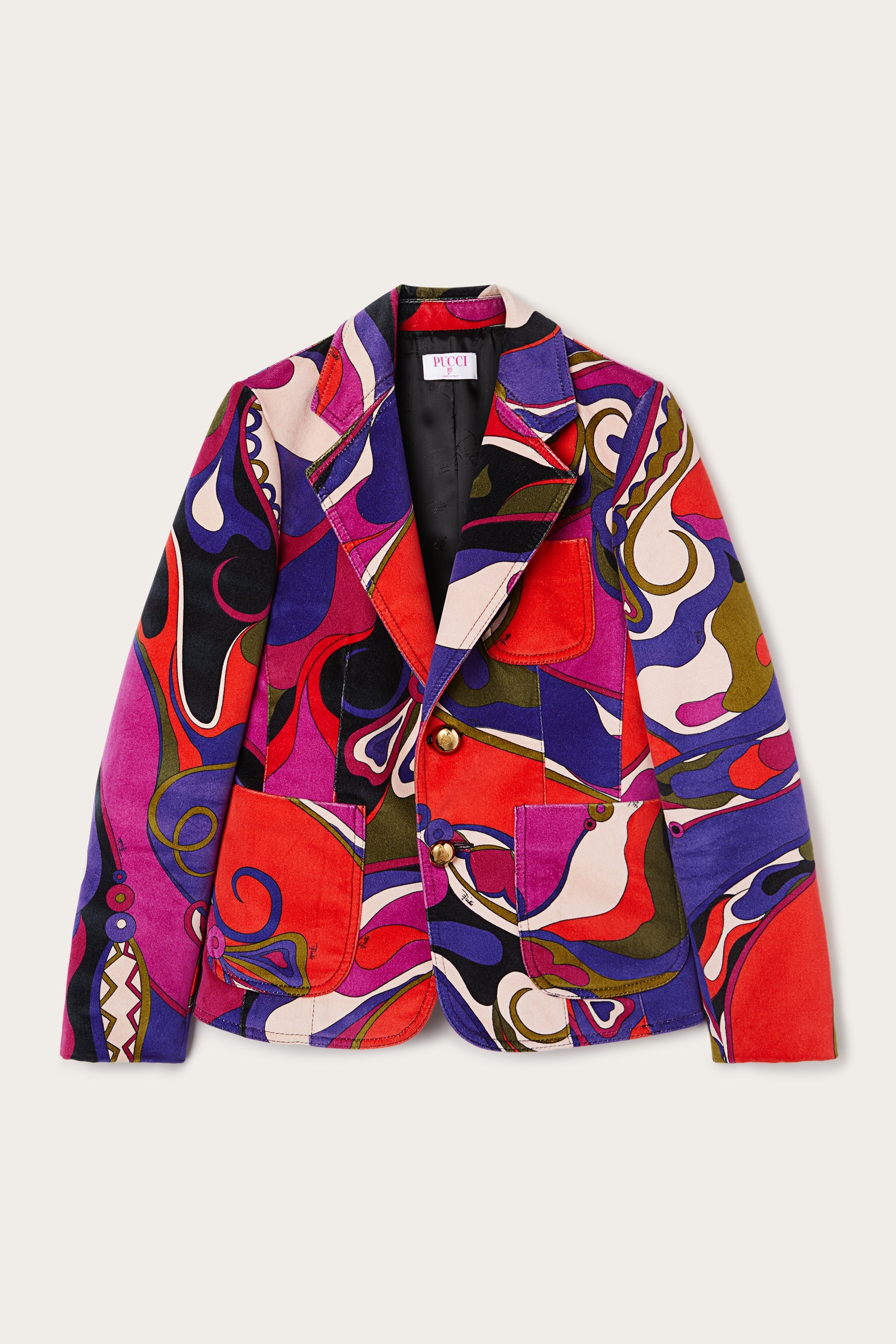 ジャケット・アウター EMILIO PUCCI Stripe Rayon Jacket B531F303-CC69-414E-92EF-