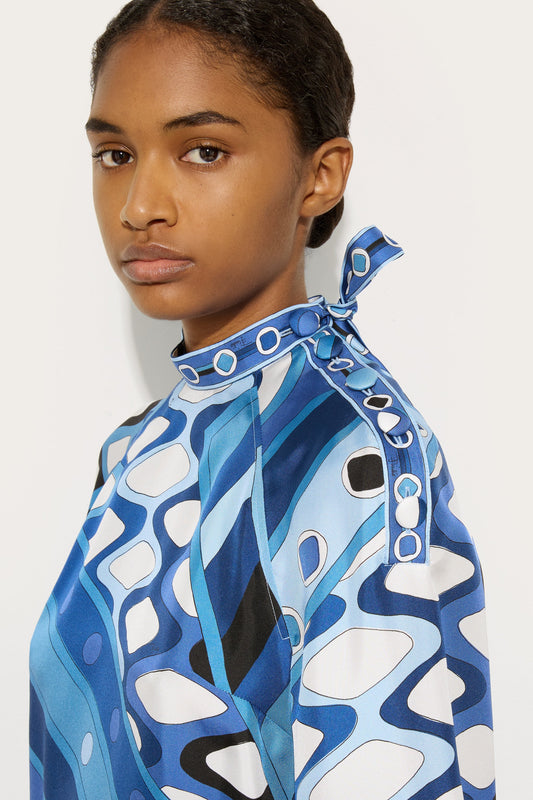 Vivara Print Silk Dress