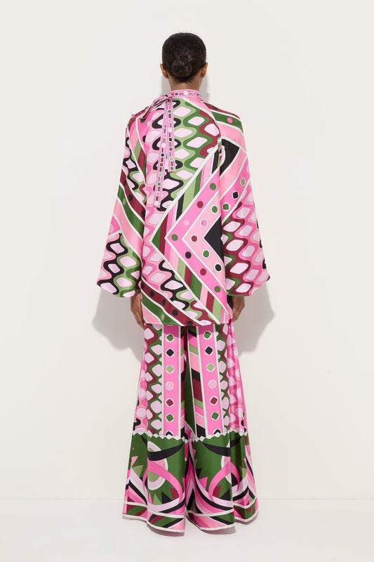 Vivara Print Silk Dress