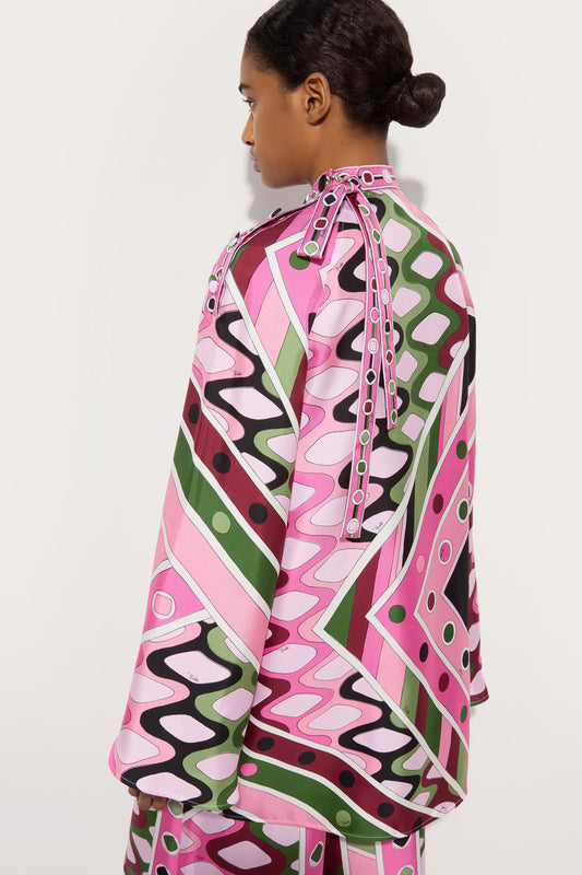 Vivara Print Silk Dress