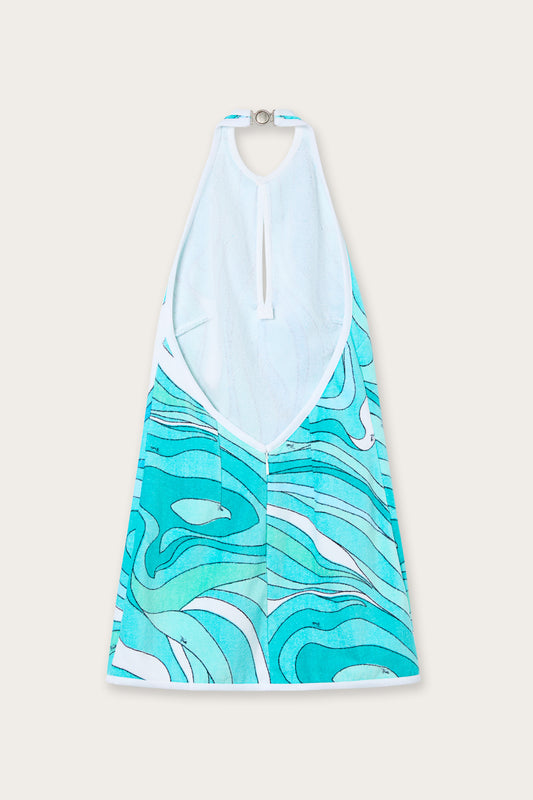 Marmo Print Cotton Terry Dress