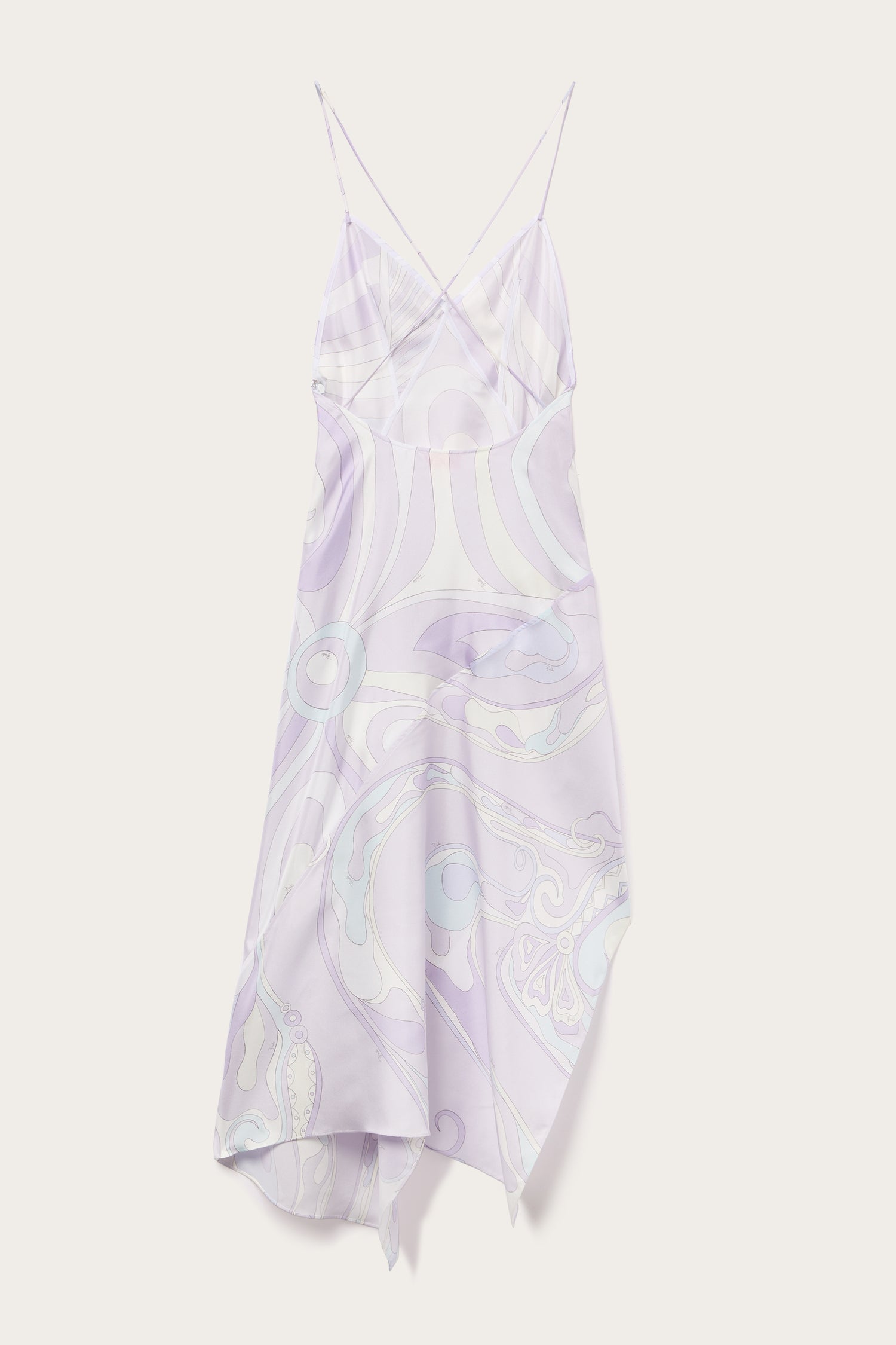 Iride Print Silk Twill Dress