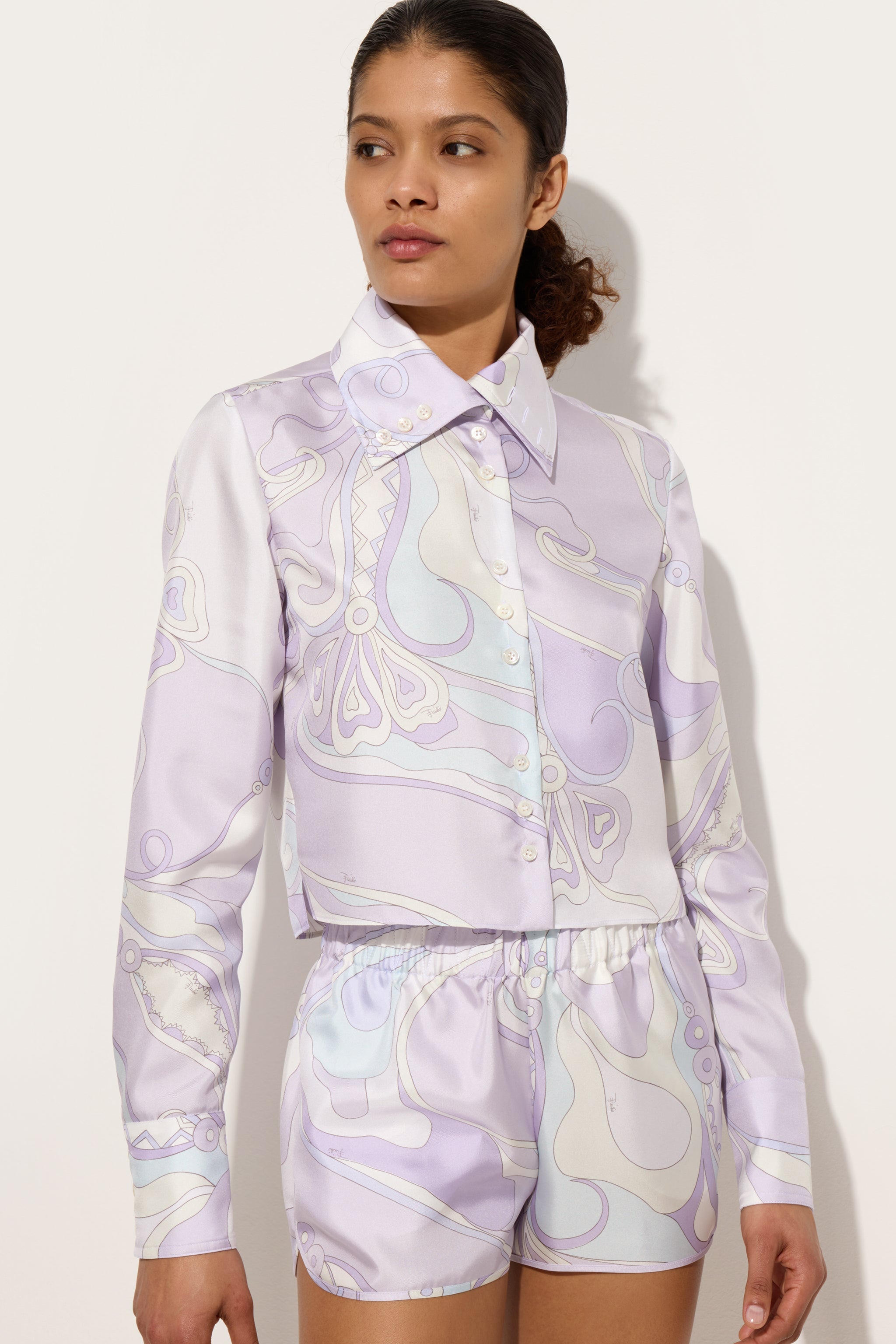 トップス pucci PUCCI Jacquard-knit cotton-blend top | THE OUTNET