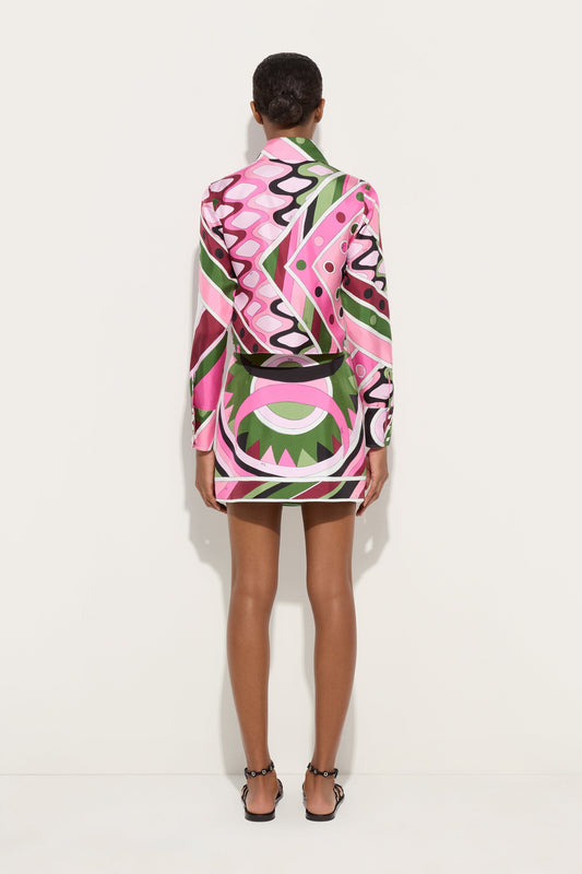 Camicia Cropped in Stampa Vivara