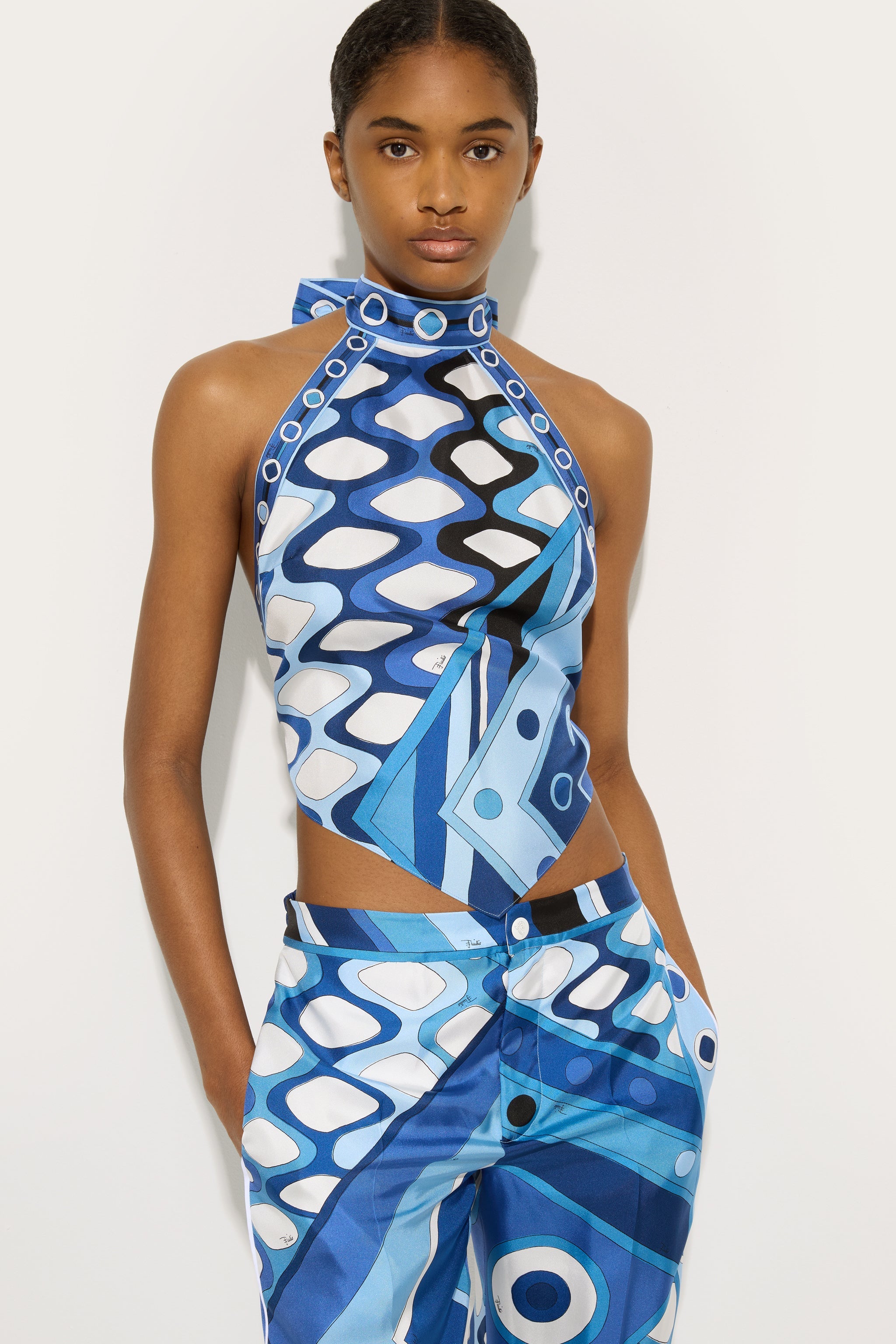 Vivara Print Sleeveless Top – PUCCI Online Store