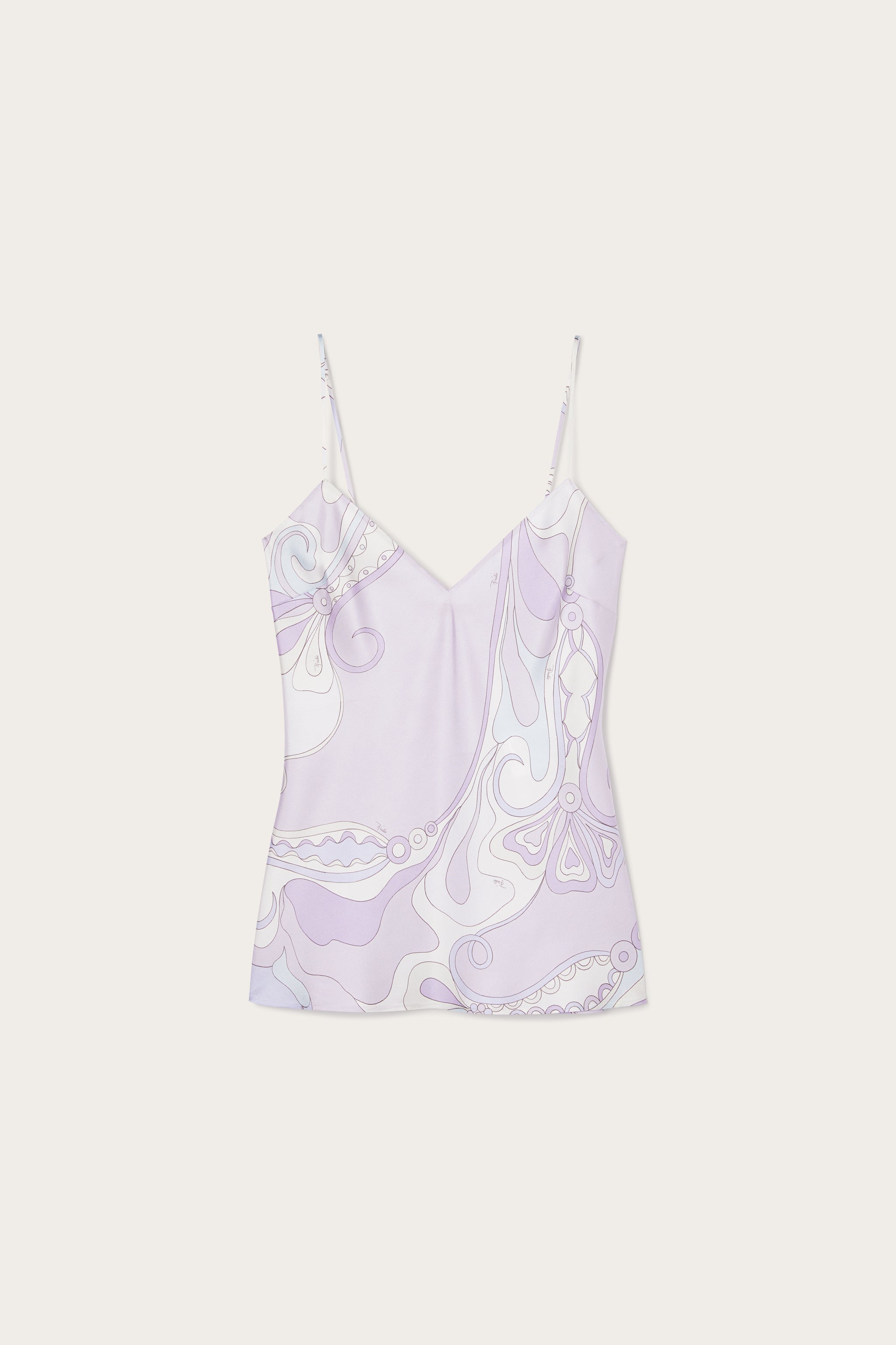 Orchidee Print Silk Top – PUCCI