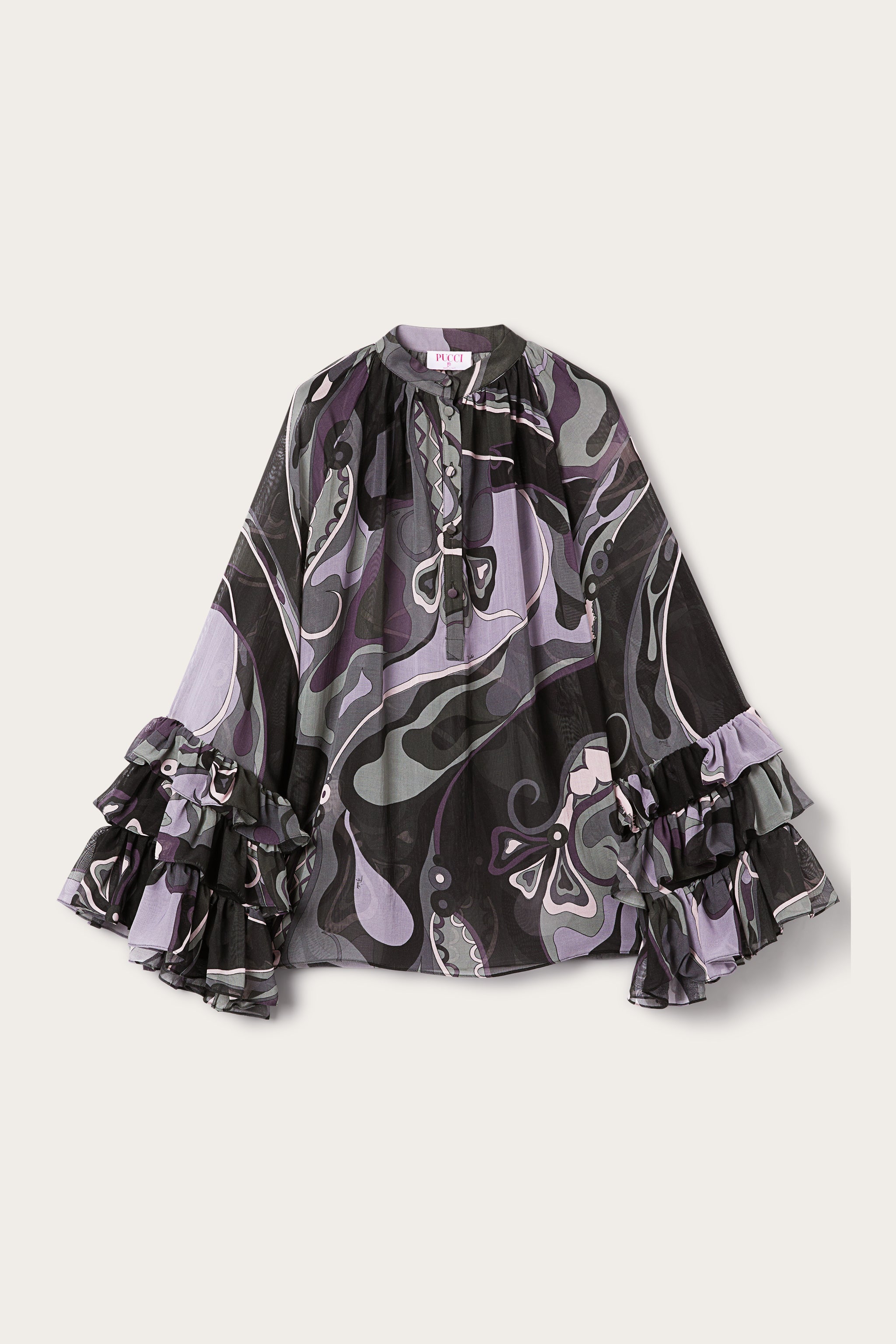 Pucci top: geometric print top & more prints | Pucci