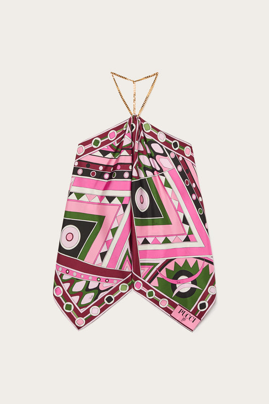 Top in Seta in Stampa Vivara