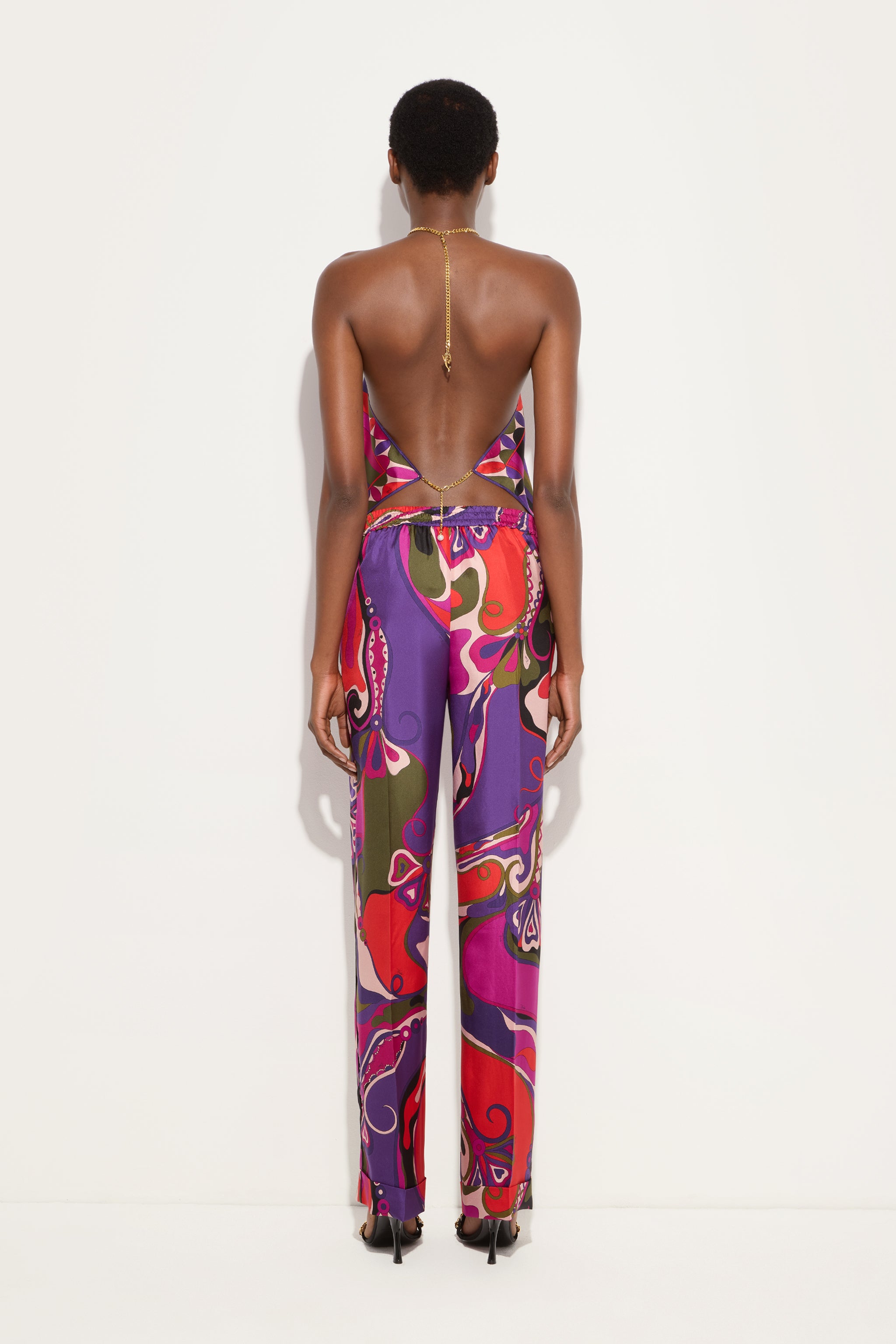 トップス pucci Marmo-Print Crop Top – PUCCI Online Store