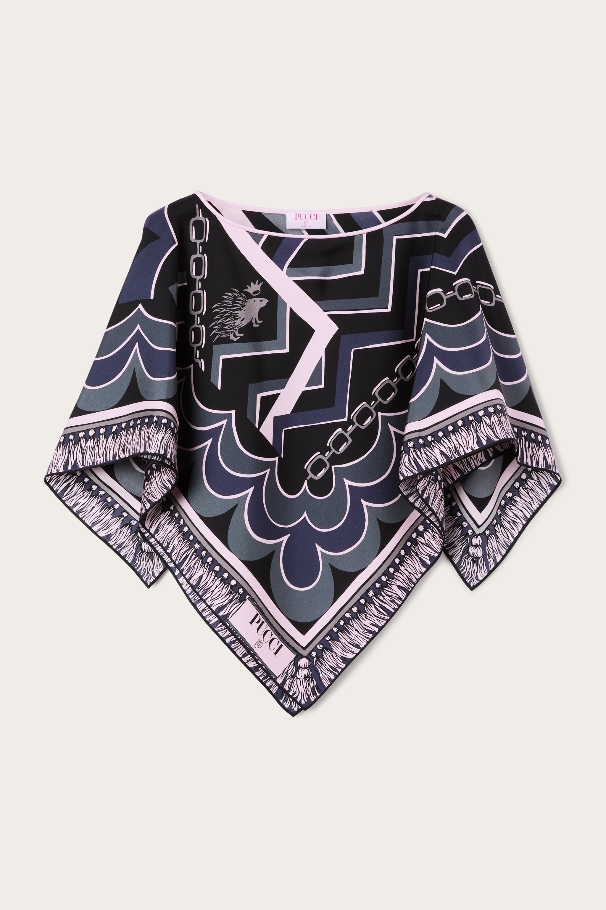 Pucci top: geometric print top & more prints | Pucci