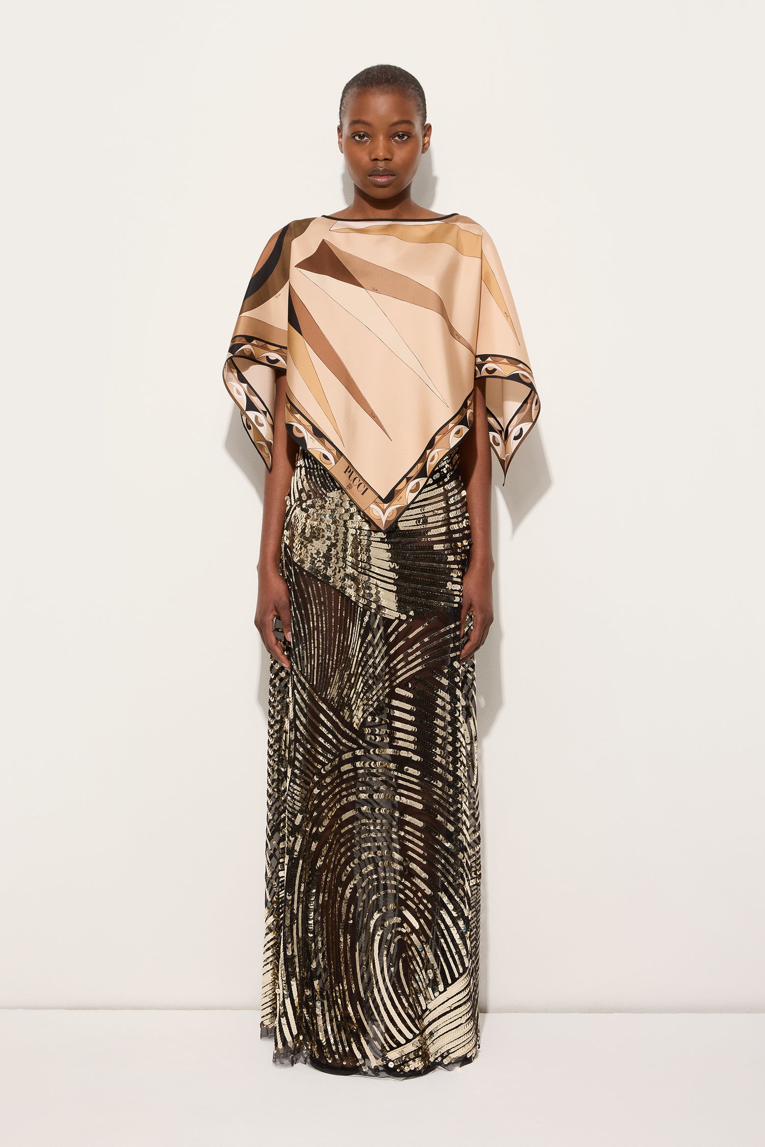 Hawaii Print Kaftan Top