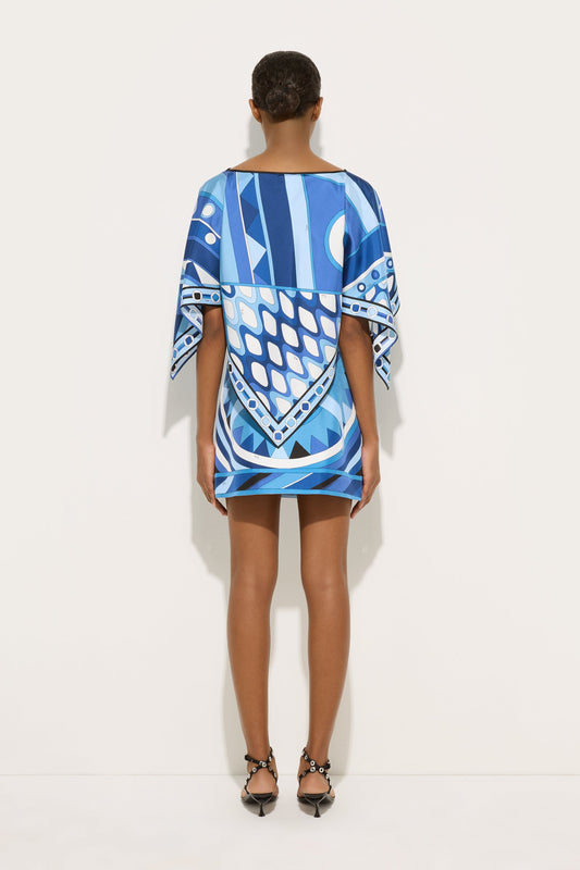 Blusa a Mantella in Stampa Vivara