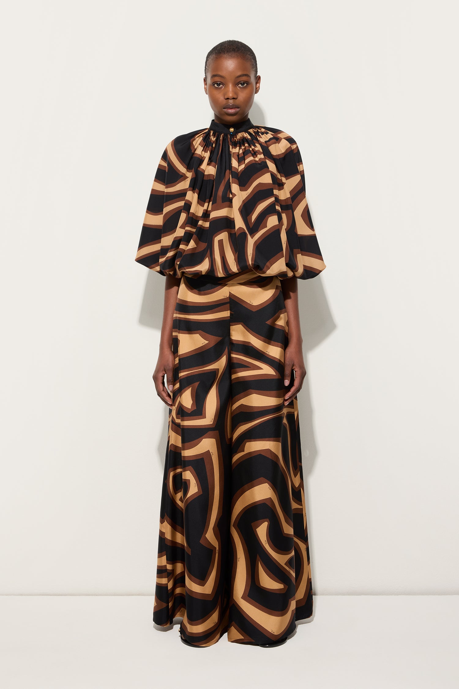 Pantalone in Stampa Labirinto