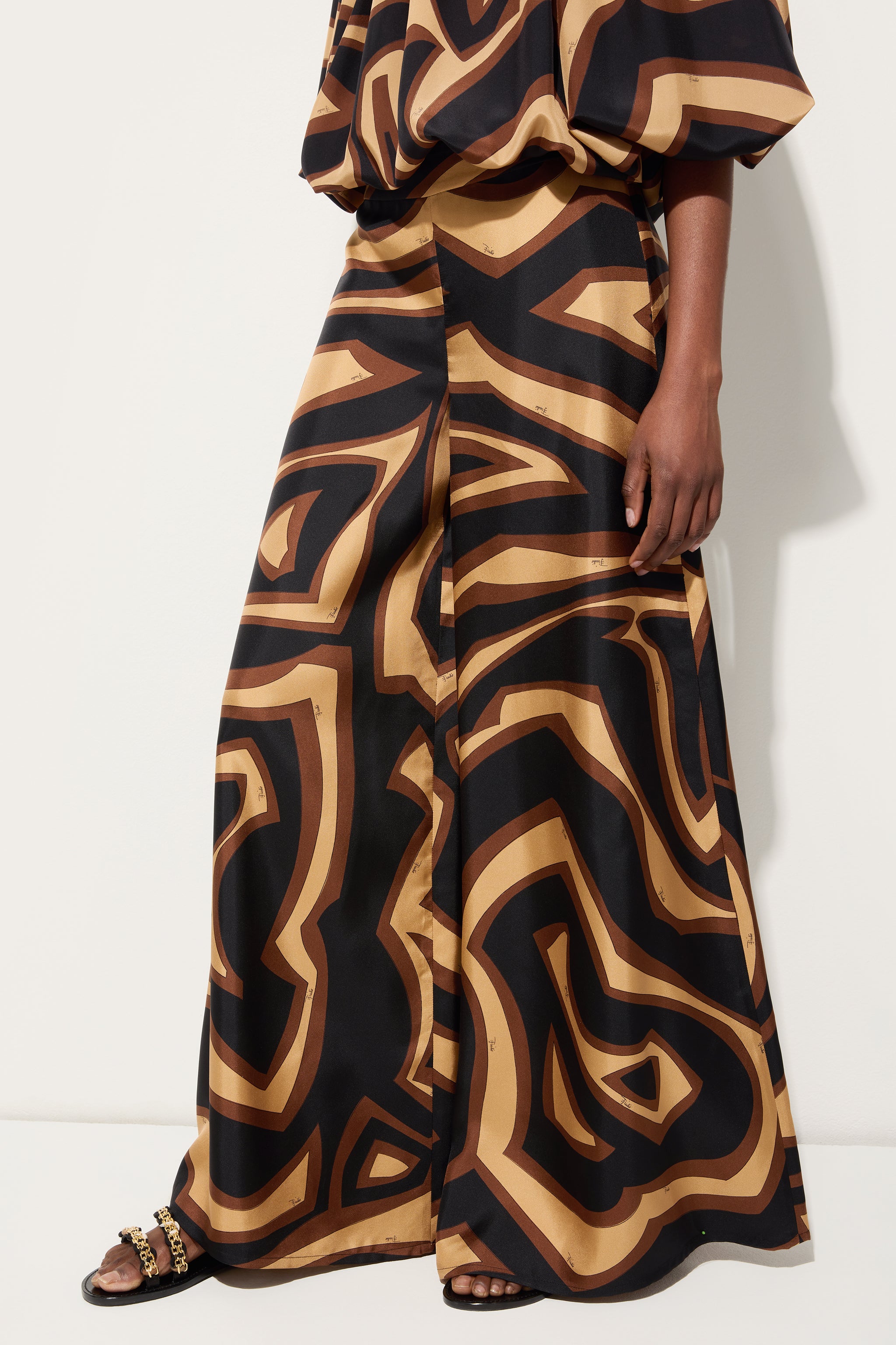 Labirinto Print Silk Trousers – PUCCI