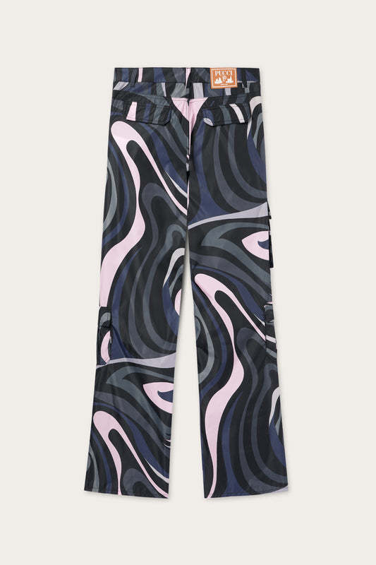 Marmo Print Cargo Pants
